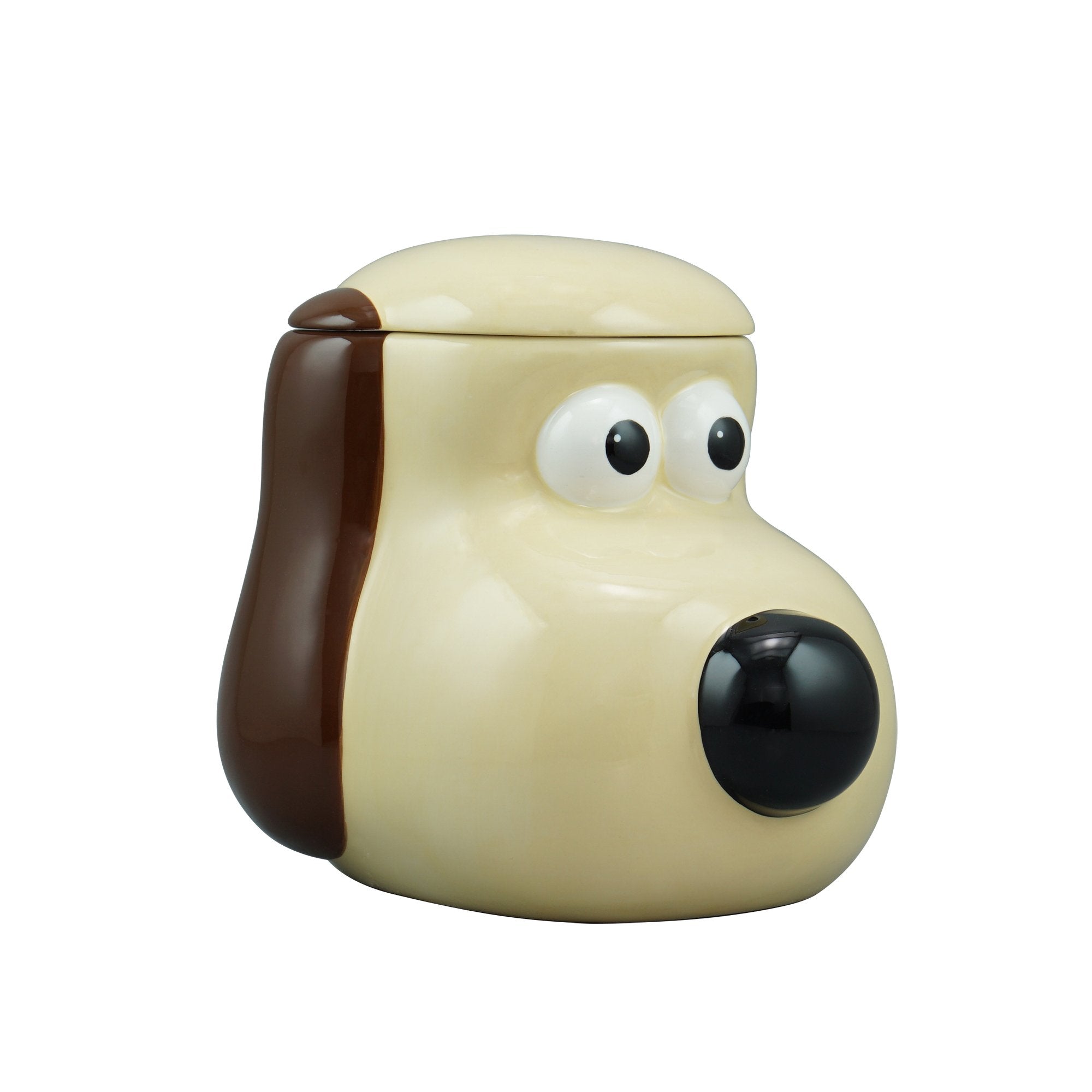 Cookie Jar Ceramic Boxed (16cm) - Wallace & Gromit (Gromit)