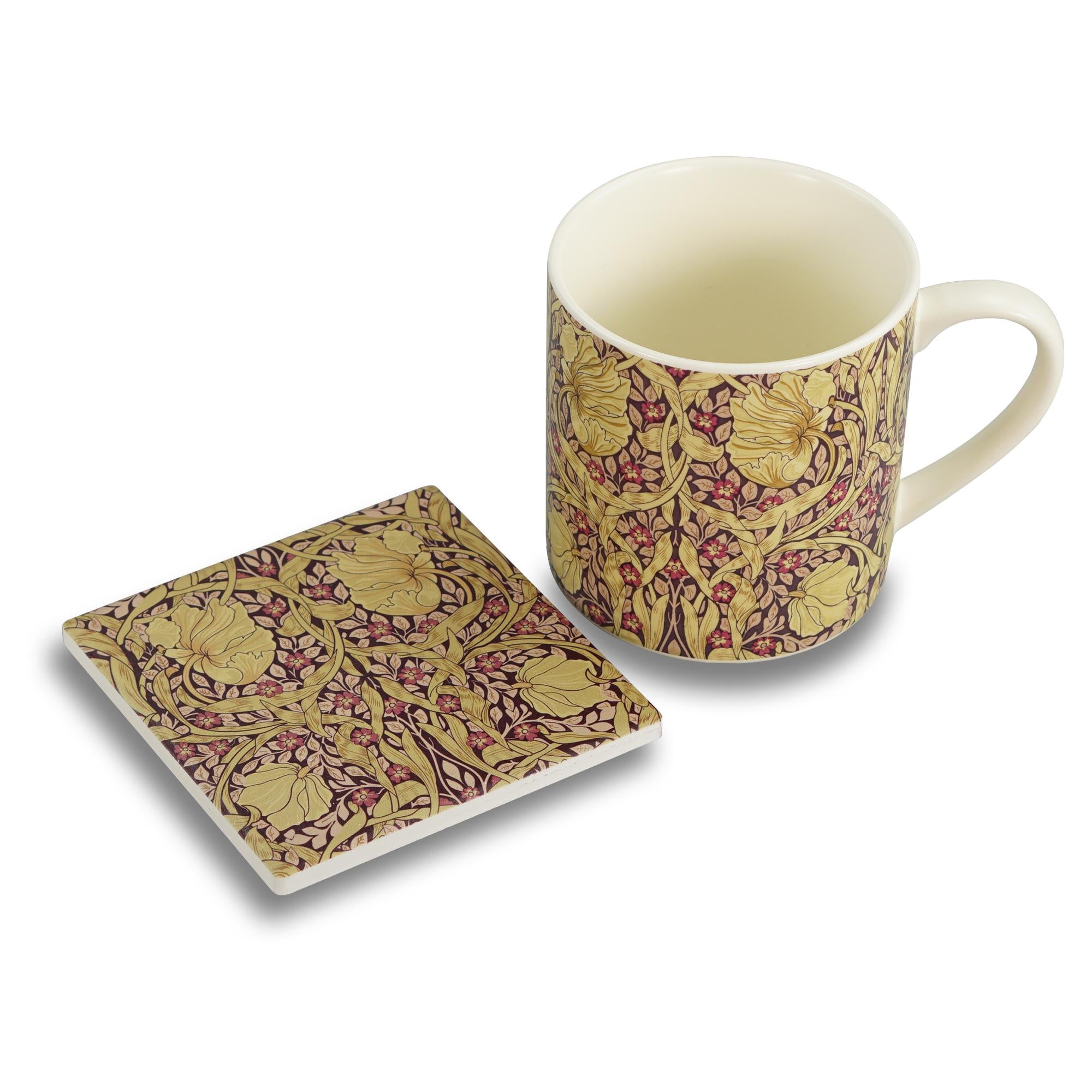 Coaster Single Ceramic - ACS William Morris (Pimpernel)