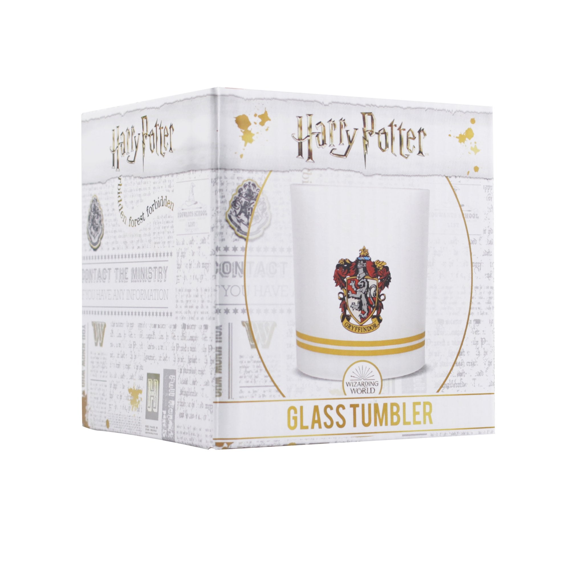 Glass Tumbler Boxed (300ml) - Harry Potter (Gryffindor)