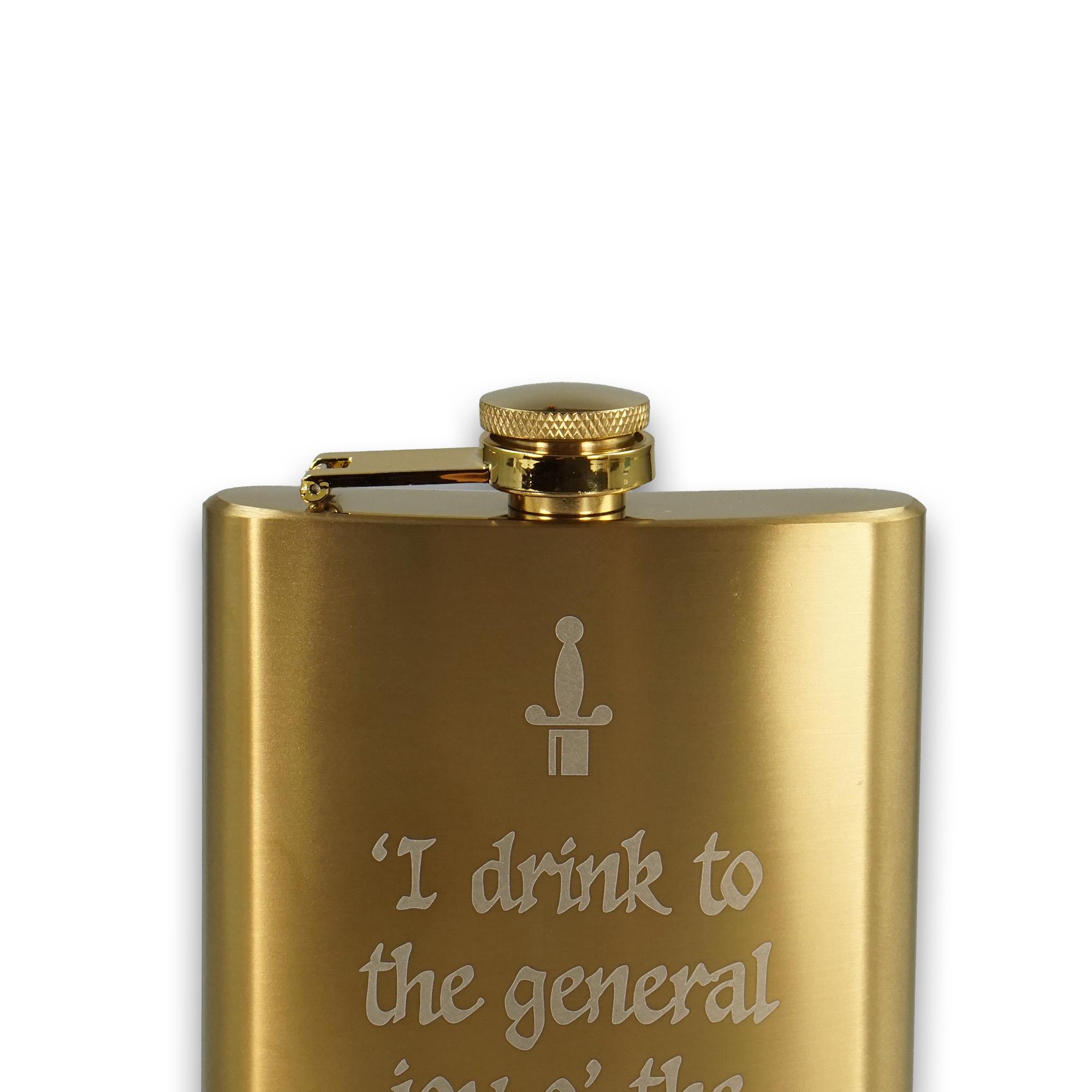 Hip Flask 7oz - Shakespeare (Macbeth)