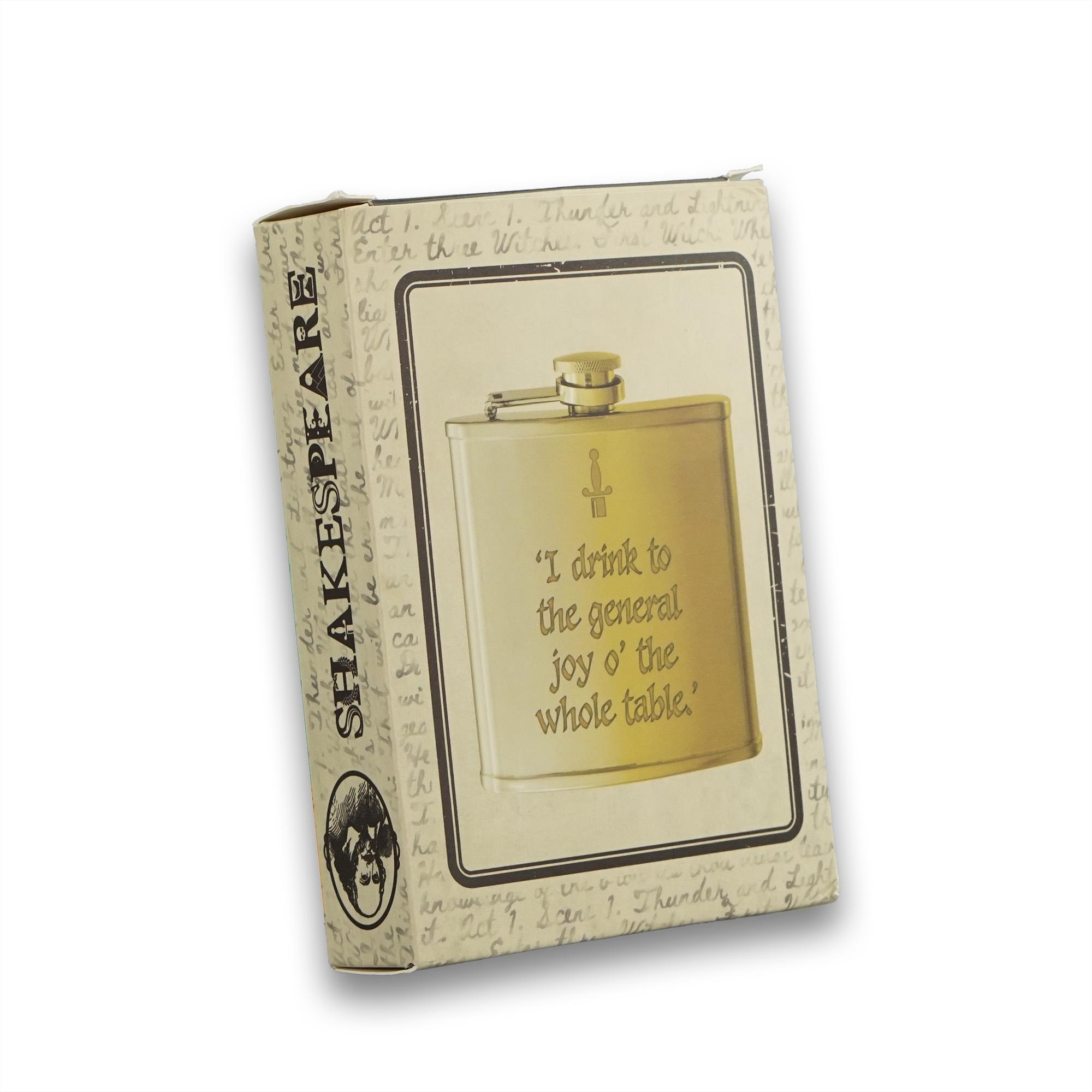 Hip Flask 7oz - Shakespeare (Macbeth)