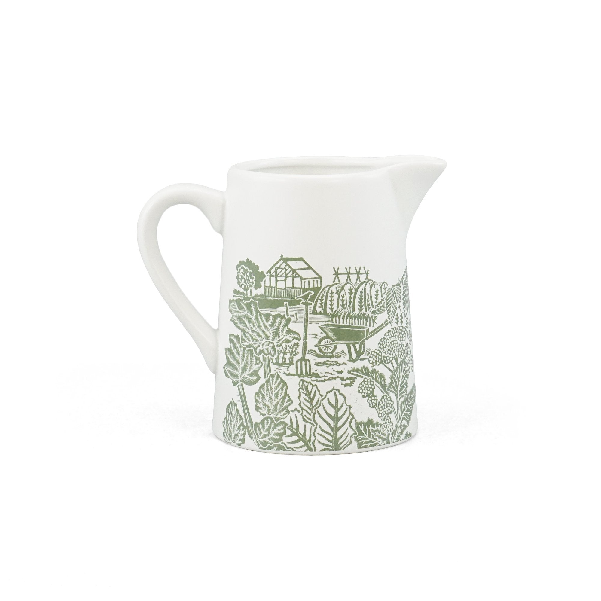 Jug Ceramic (500ml) - Kate Heiss (Woodland Green)