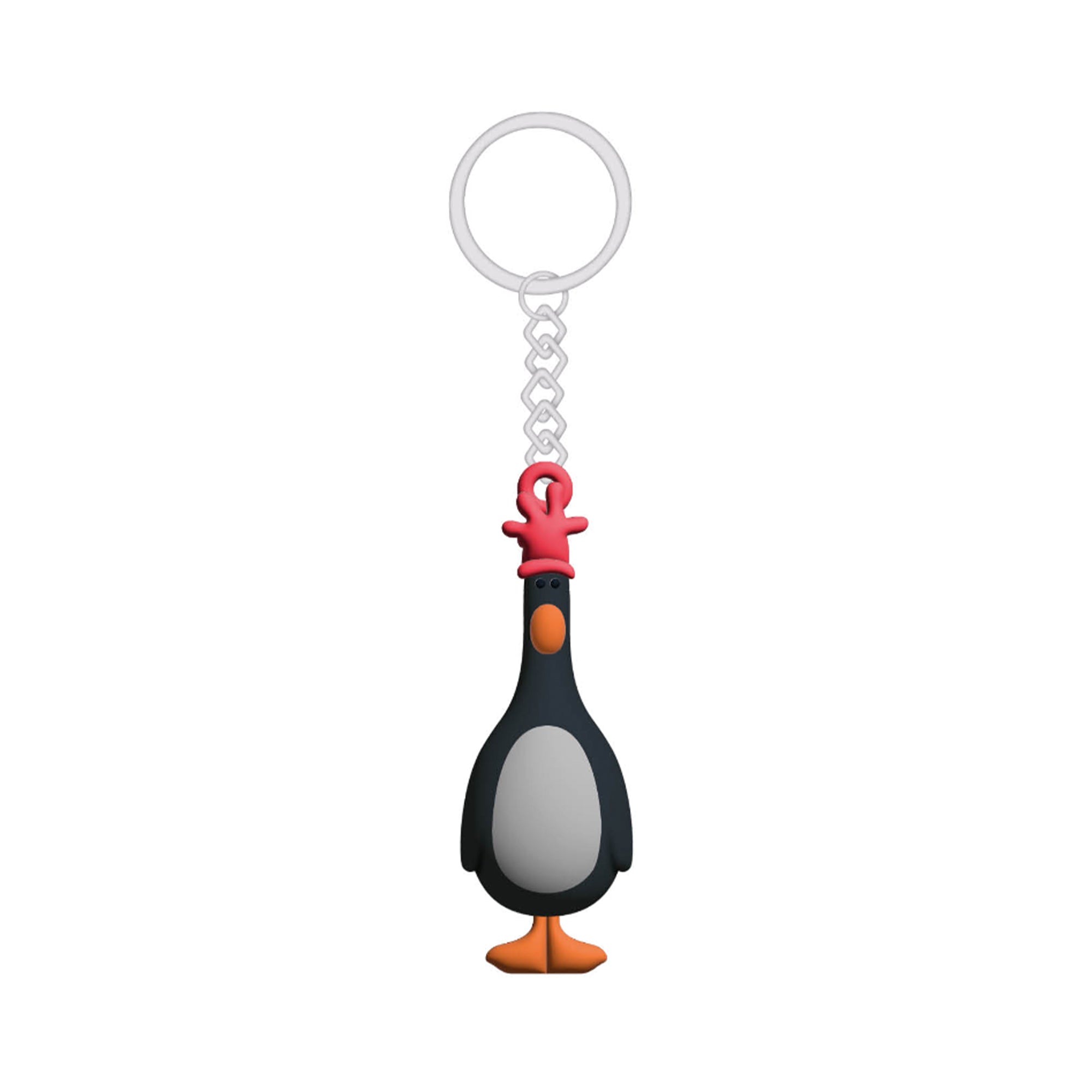 Keyring PVC - Wallace & Gromit (Feathers)