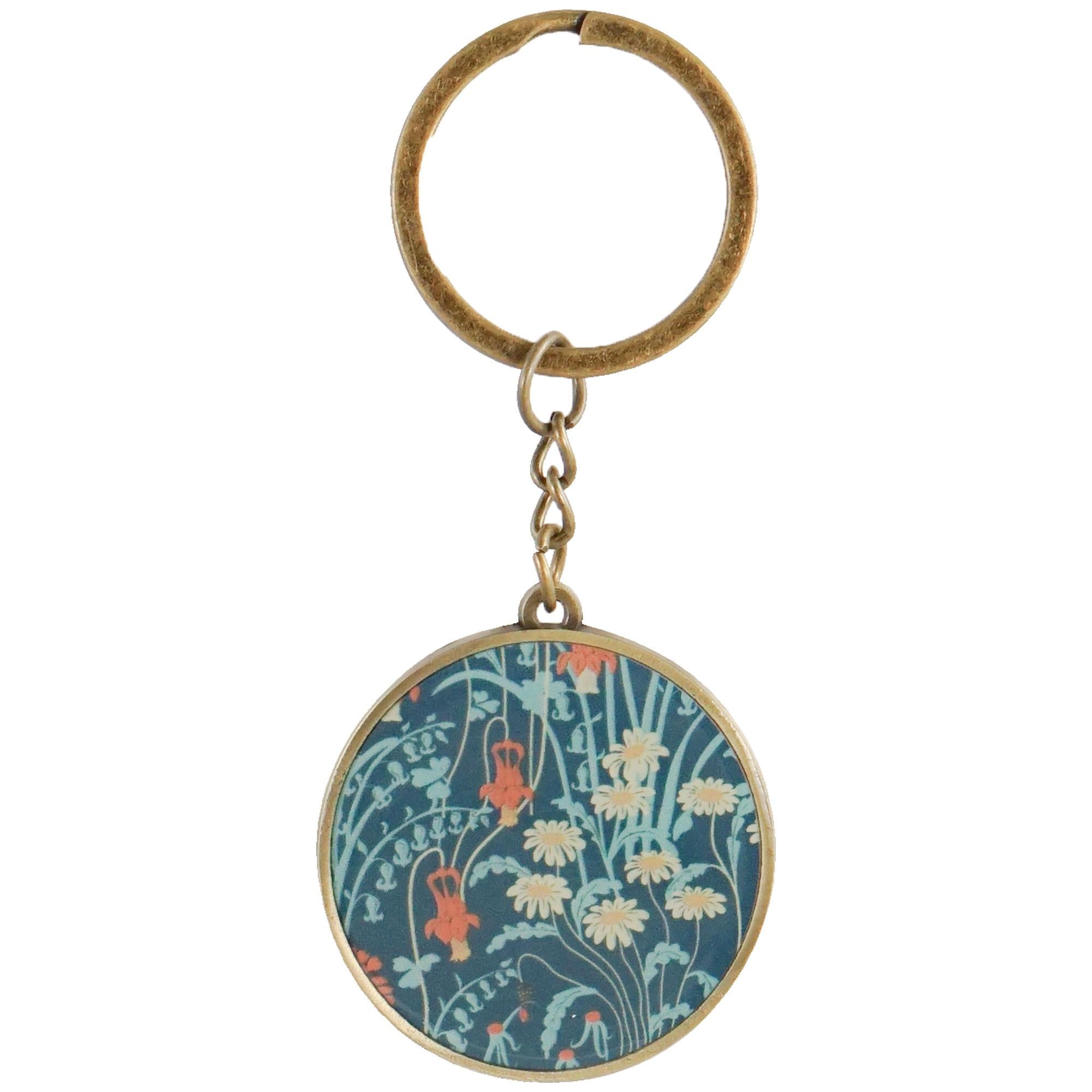 Keyring Metal - ACS Walter Crane (Meadow Flowers)