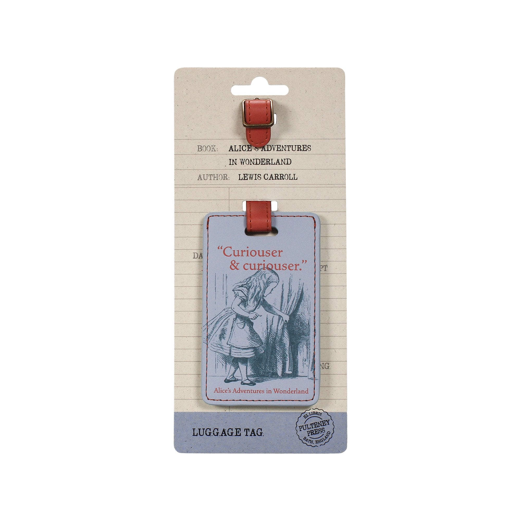 Luggage Bag Tag - Pulteney Press (Alice)