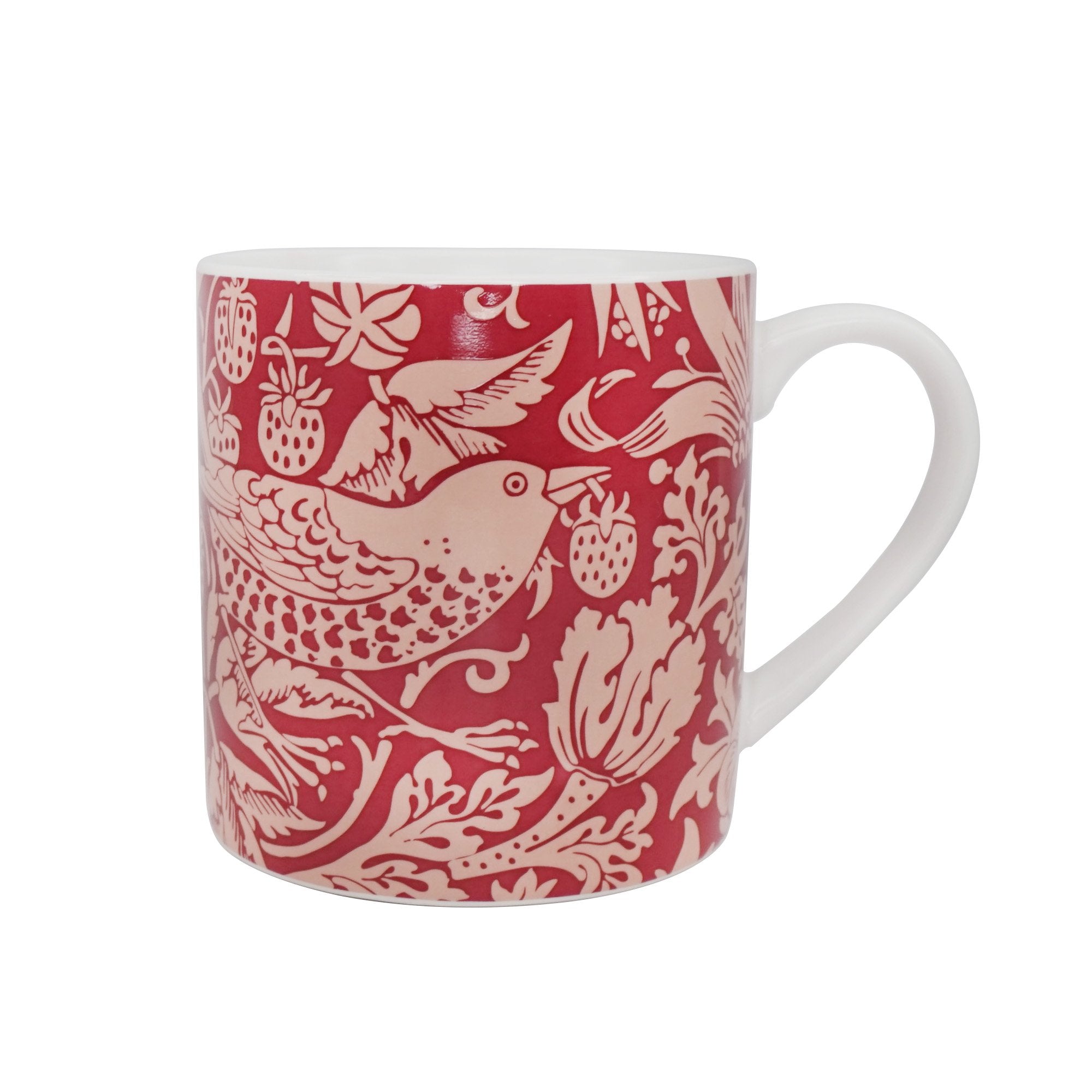 Mug Classic Boxed (310ml) - ACS William Morris (Raspberry)