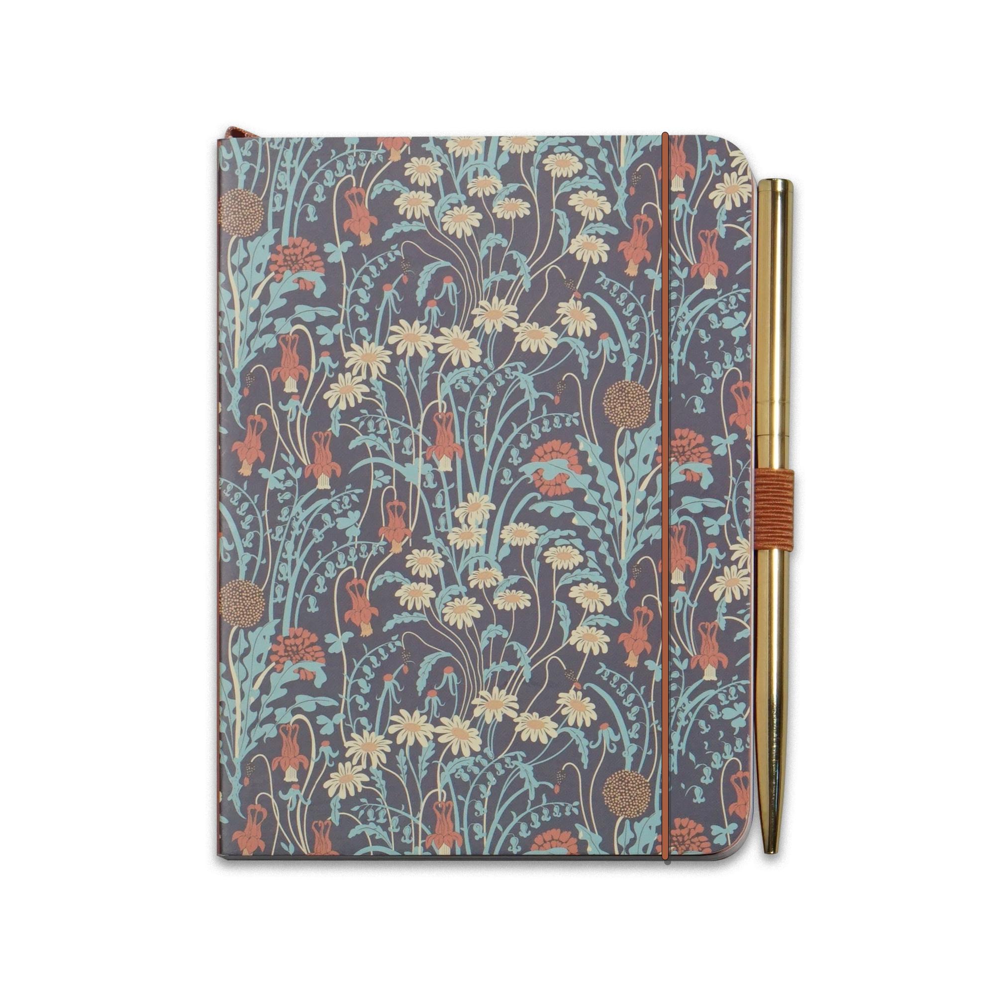 A6 Notebook & Pen - ACS Walter Crane (Meadow Flowers)