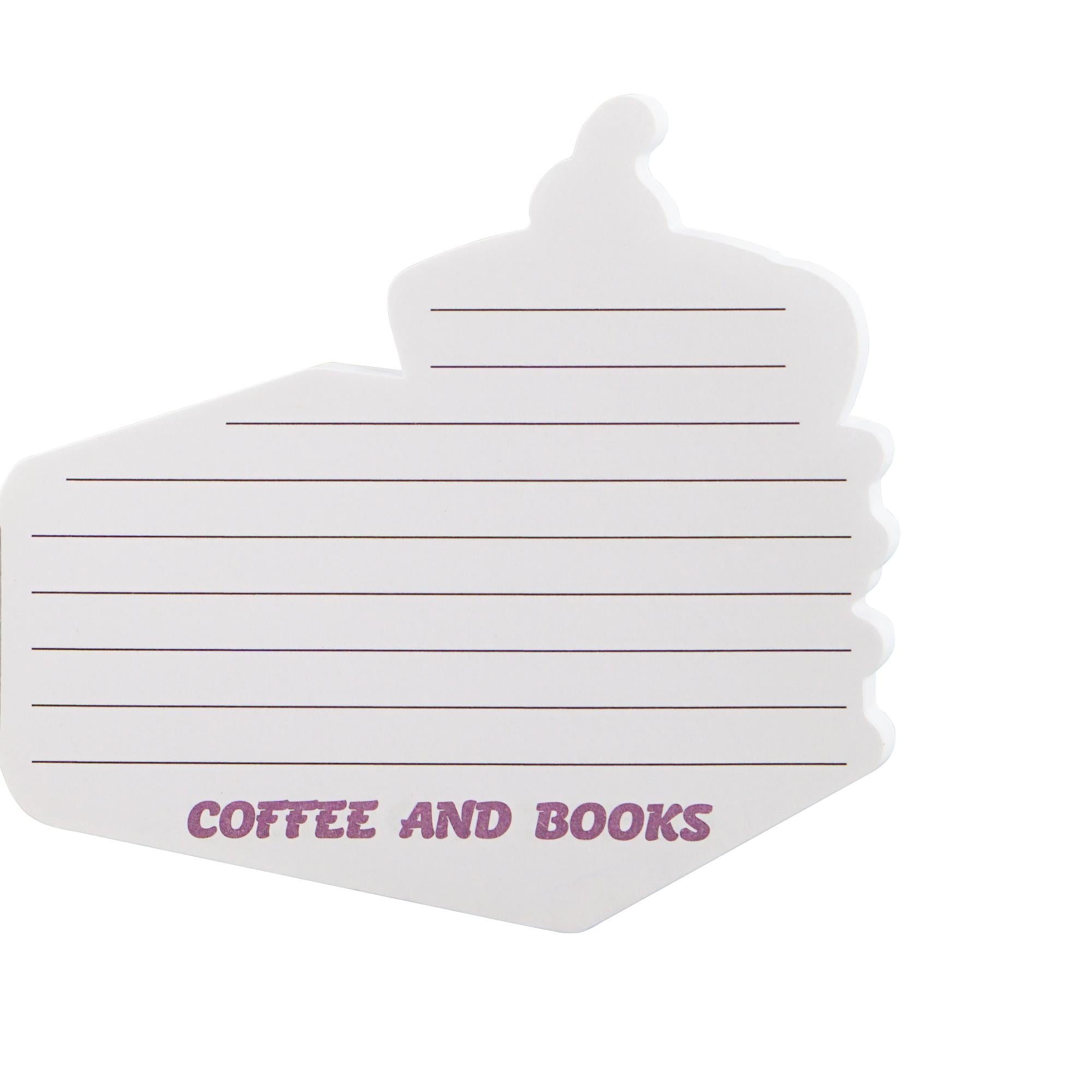 Pocket Notebook Shaped - Pulteney Press (Coffee And Books)