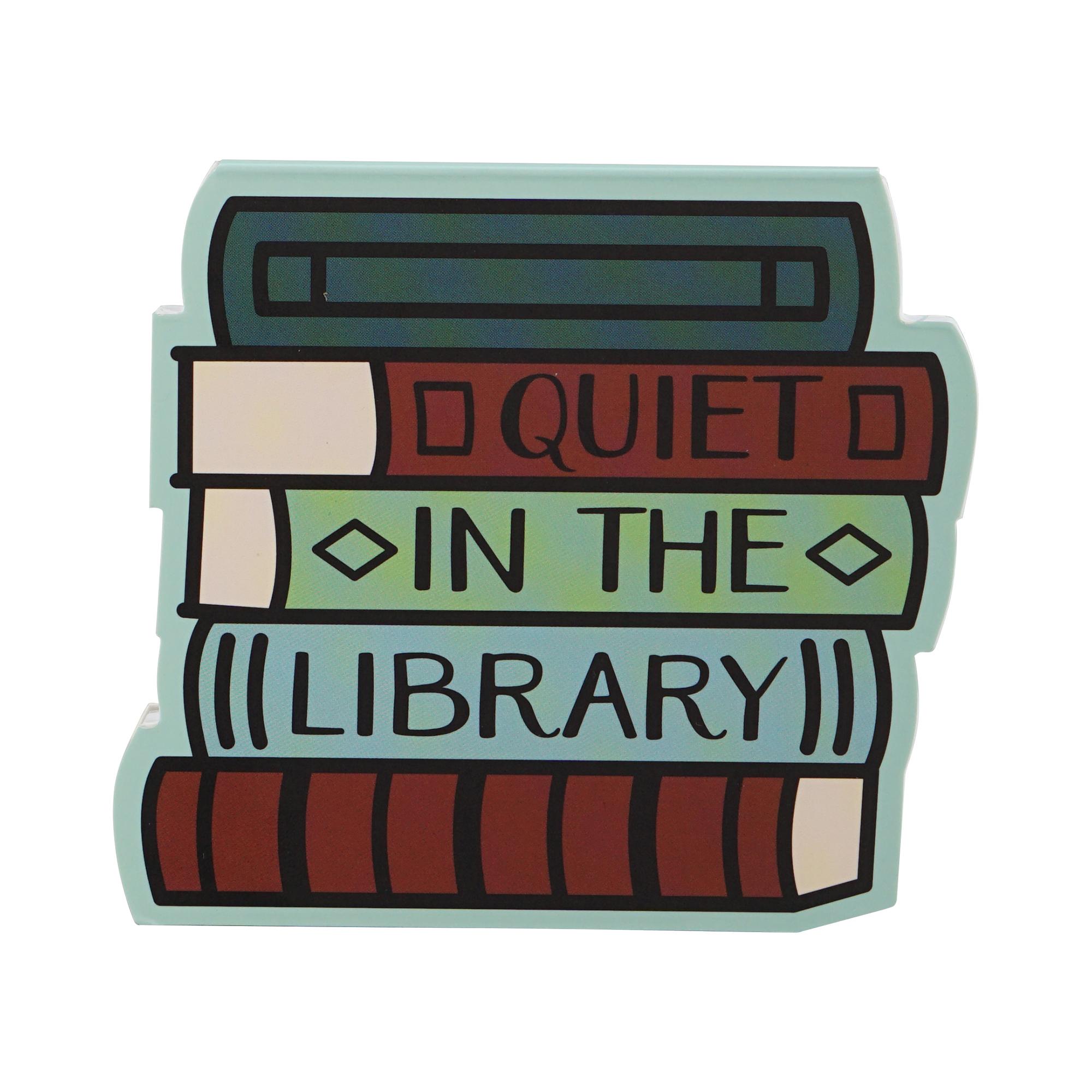 Pocket Notebook Shaped - Pulteney Press (Quiet in Library)