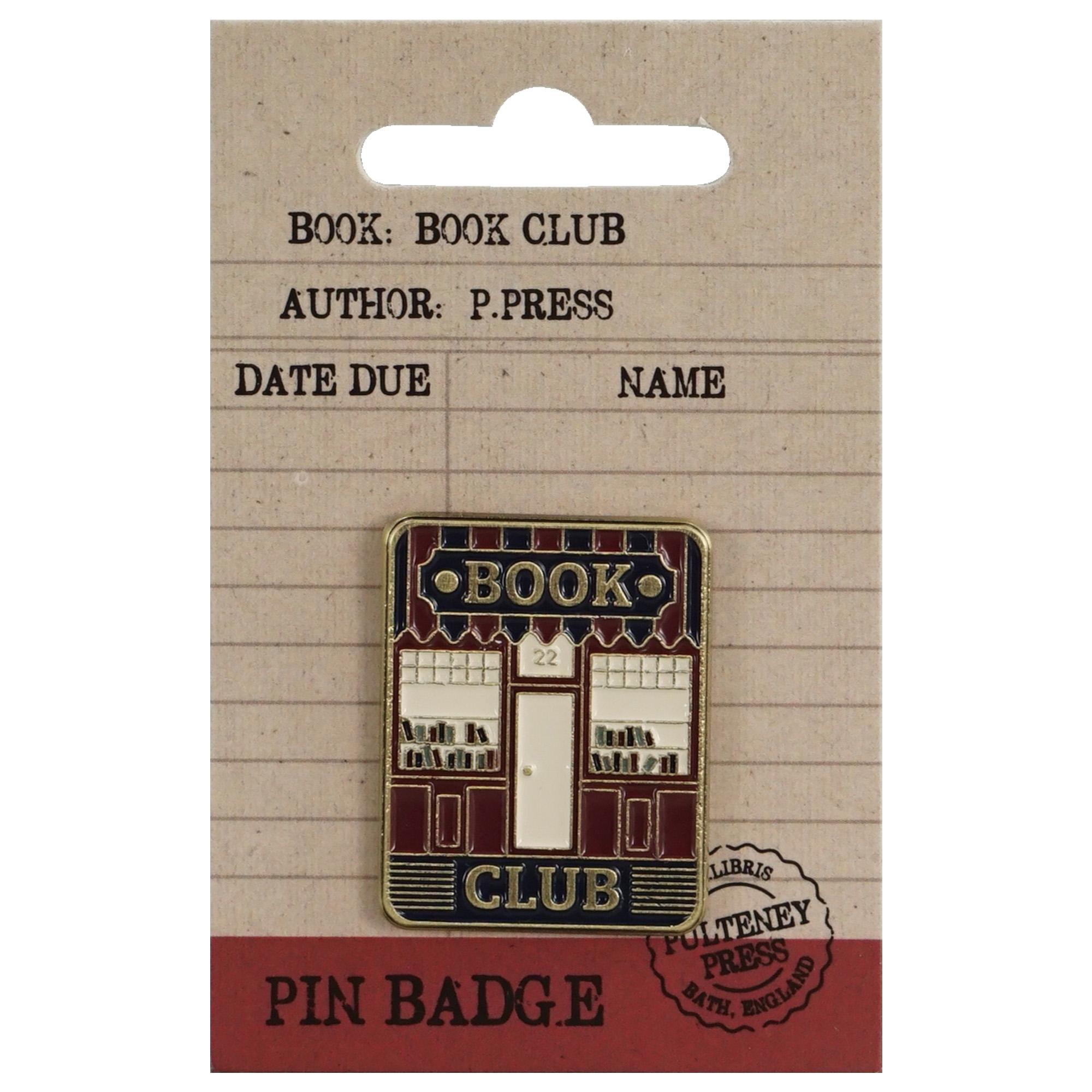 Pin Badge - Pulteney Press (Book Club)