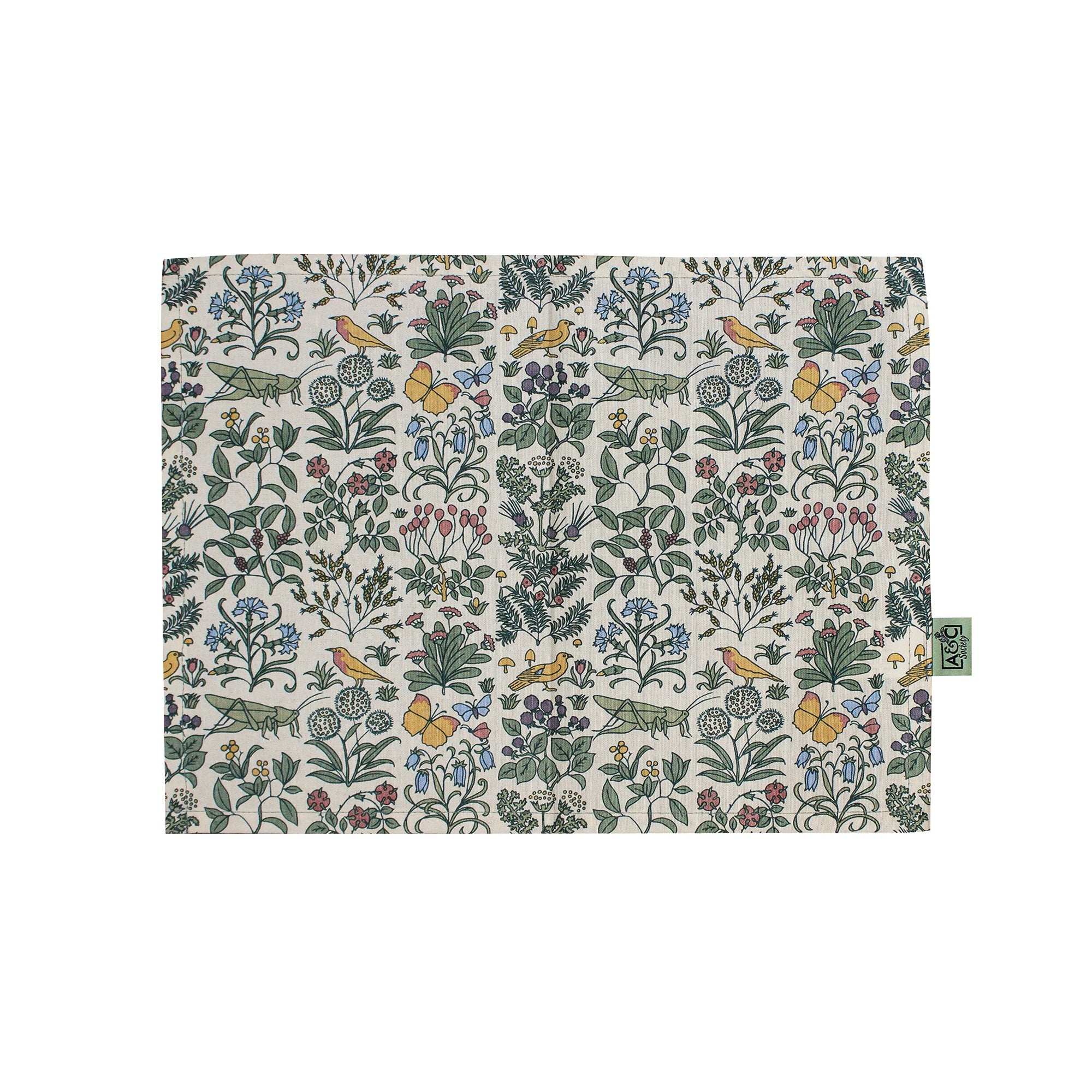 Placemats Cotton Set of 2 - ACS Voysey (Apothecary's Garden)