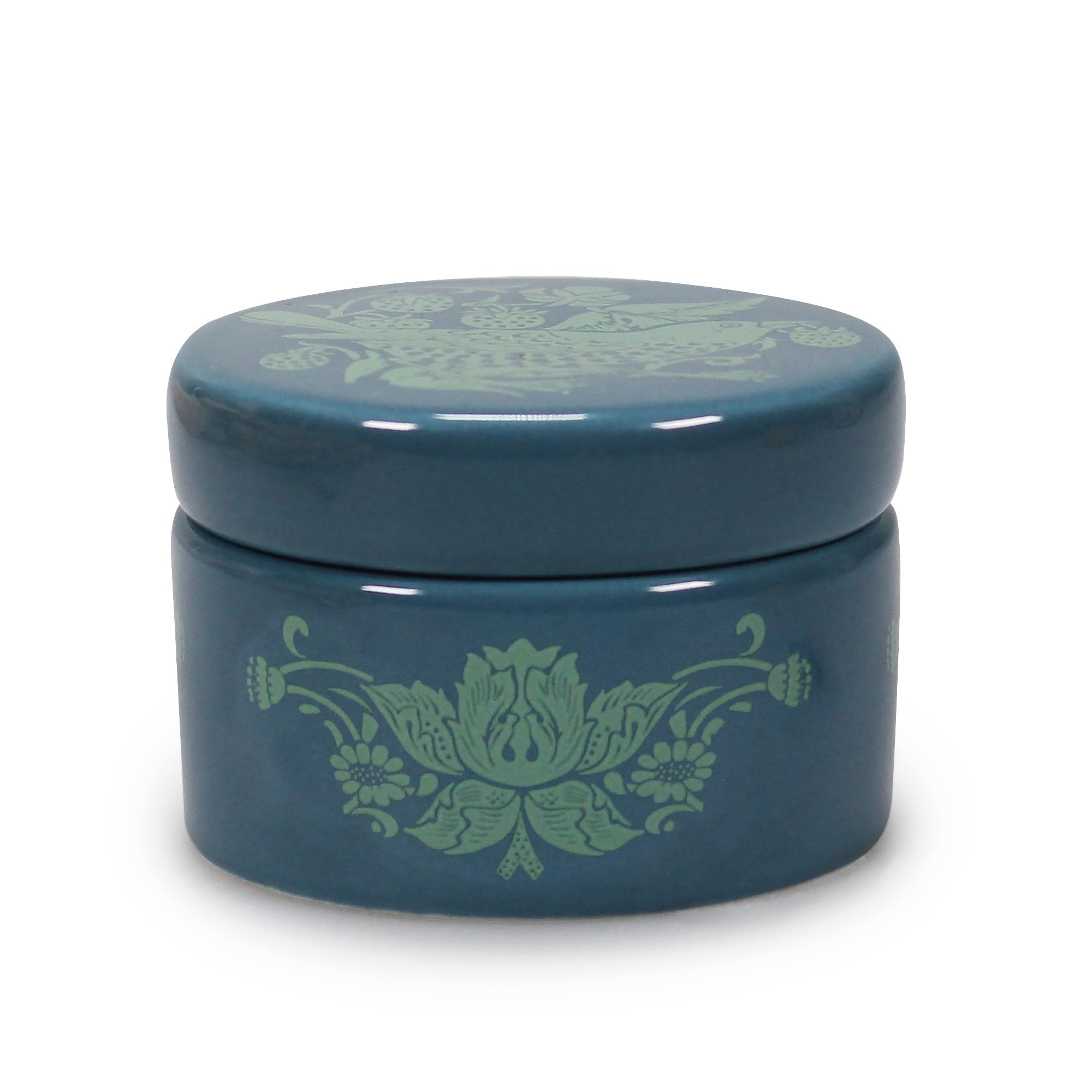 Trinket Box (6cm) - ACS William Morris (Sage)