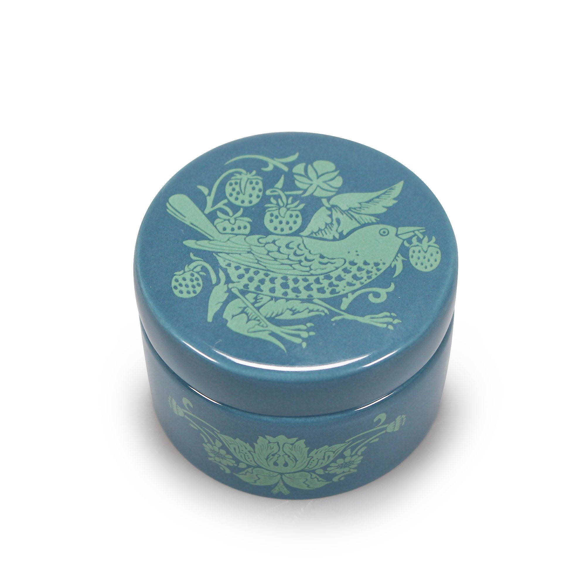 Trinket Box (6cm) - ACS William Morris (Sage)