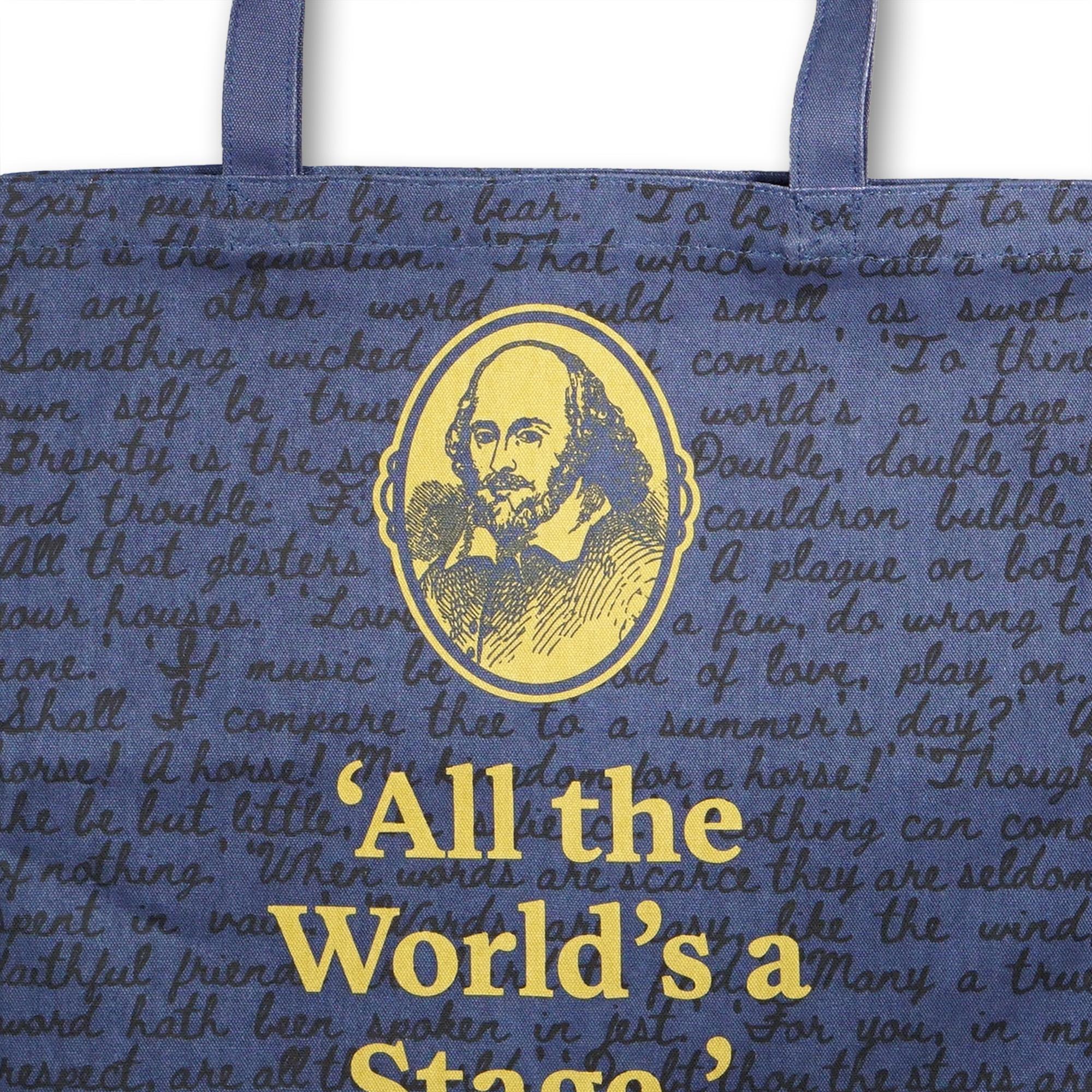 Shopper Recycled Cotton - Shakespeare (The World's A Stage)