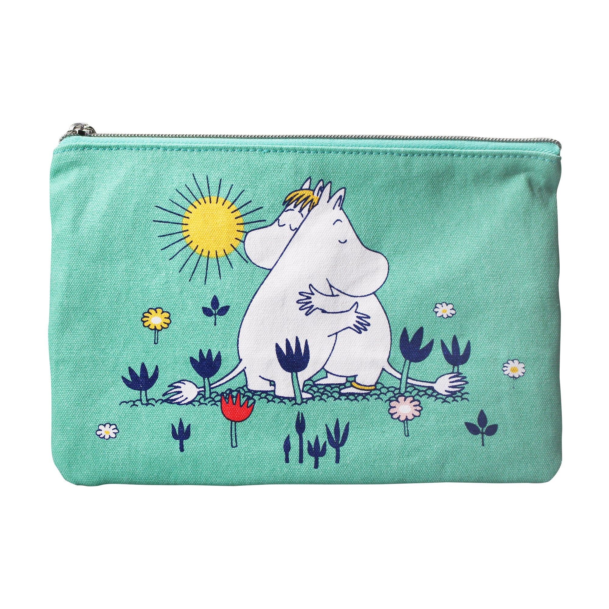 Pouch Cotton (16cm x 24cm) - Moomin (Hug)