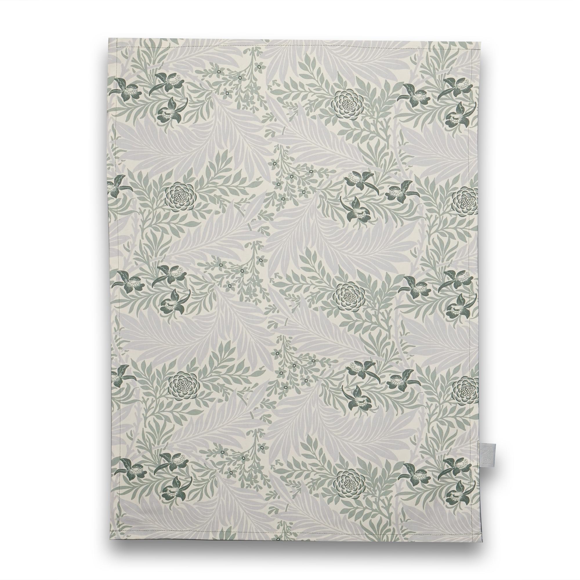 Tea Towel Recycled Cotton - ACS William Morris (Larkspur)