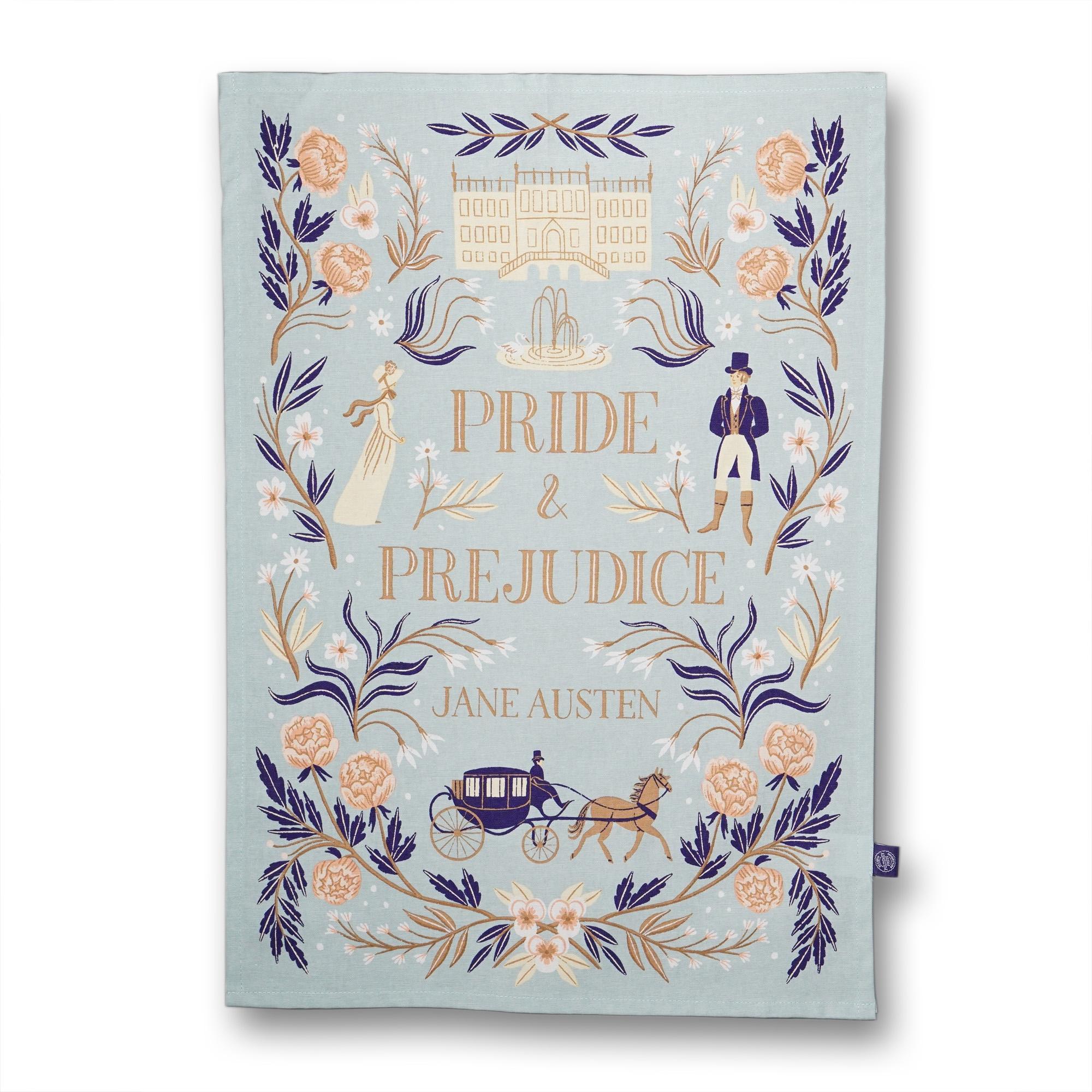 Tea Towel Recycled Cotton - Pulteney Press (Pride & Prejud.)