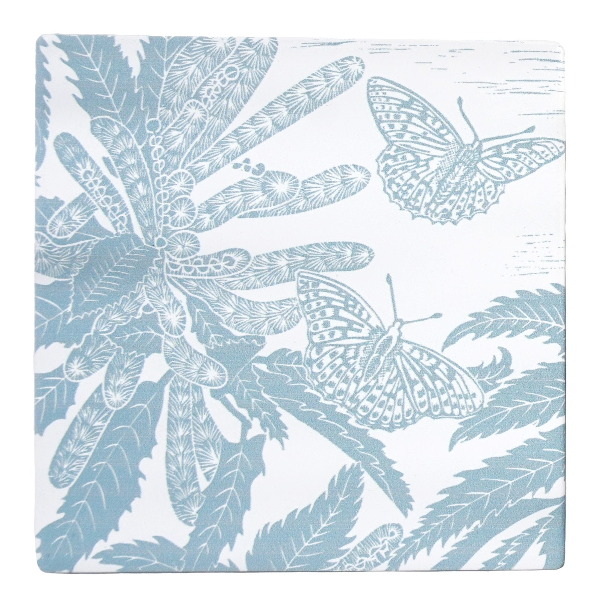 Coasters Set of 2 Ceramic Boxed - Kate Heiss (Powder Blue)