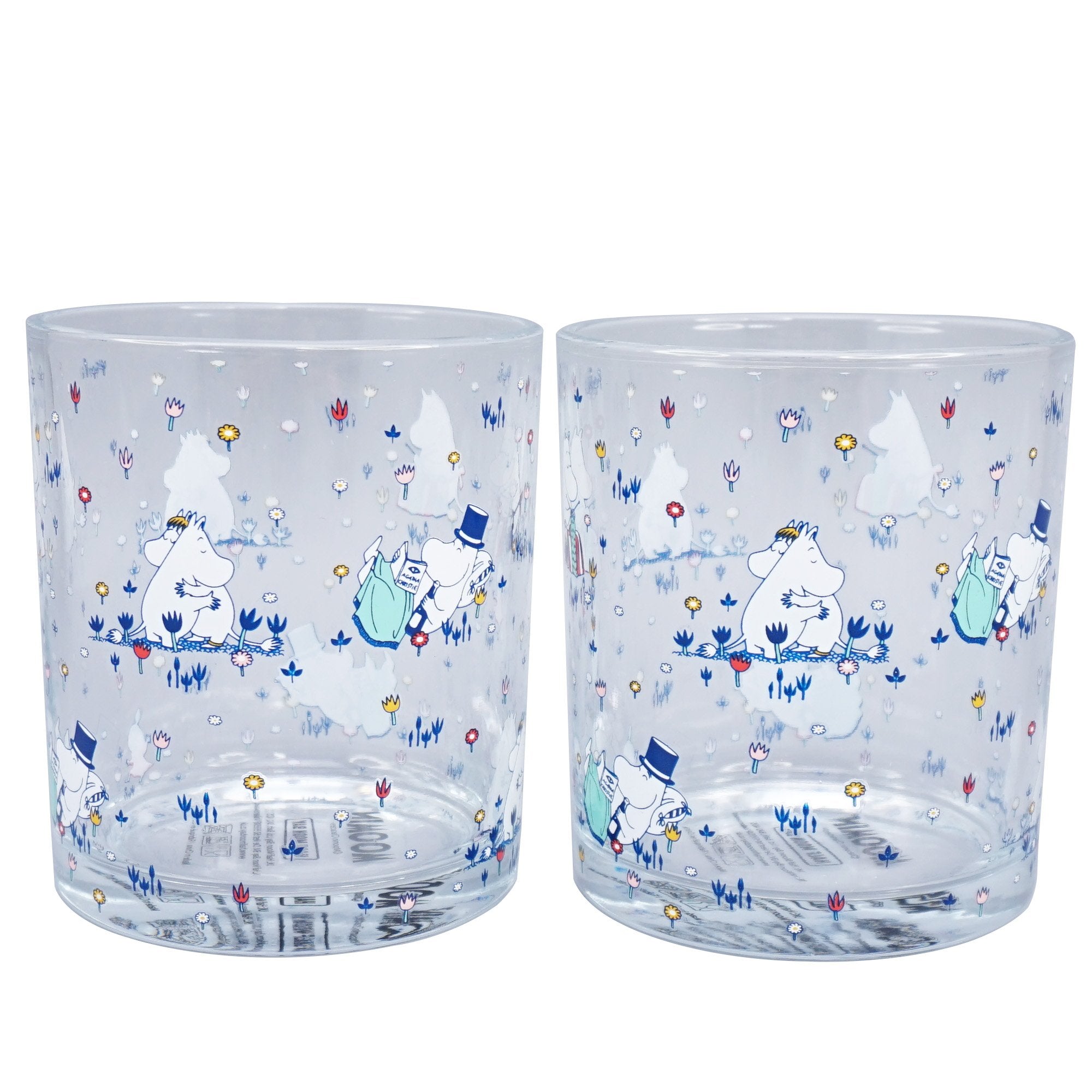 Glasses Set of 2 Tumblers Boxed (10.5 fl oz) - Moomin